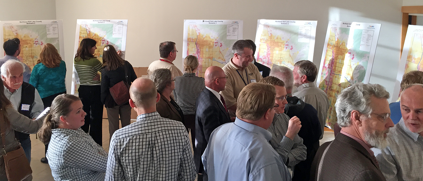 Wasatch Choice Scenarios Workshop in Northeast Salt Lake County.
